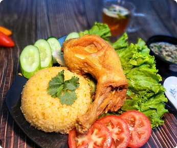 Cơm Gà Xối Mối Mỡ-4
